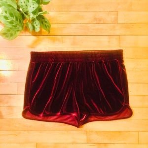 Mossimo velvet shorts